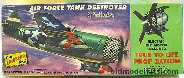 Lindberg 1/48 Air Force Tank Destroyer P-47 Motorized, 303M-100 plastic model kit